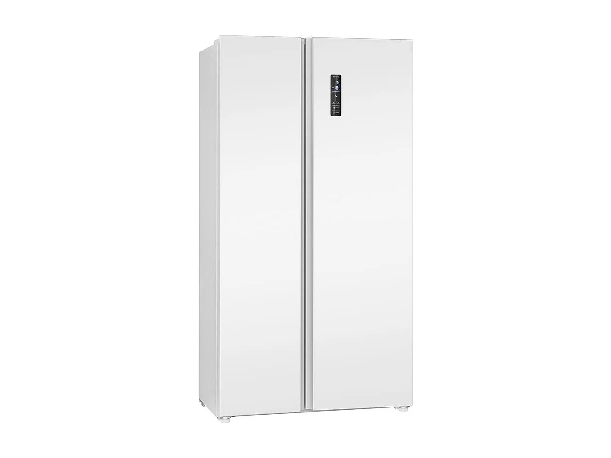 Réfrigérateur américain avec congélateur 442L Blanc Bomann SBS7344-Blanc