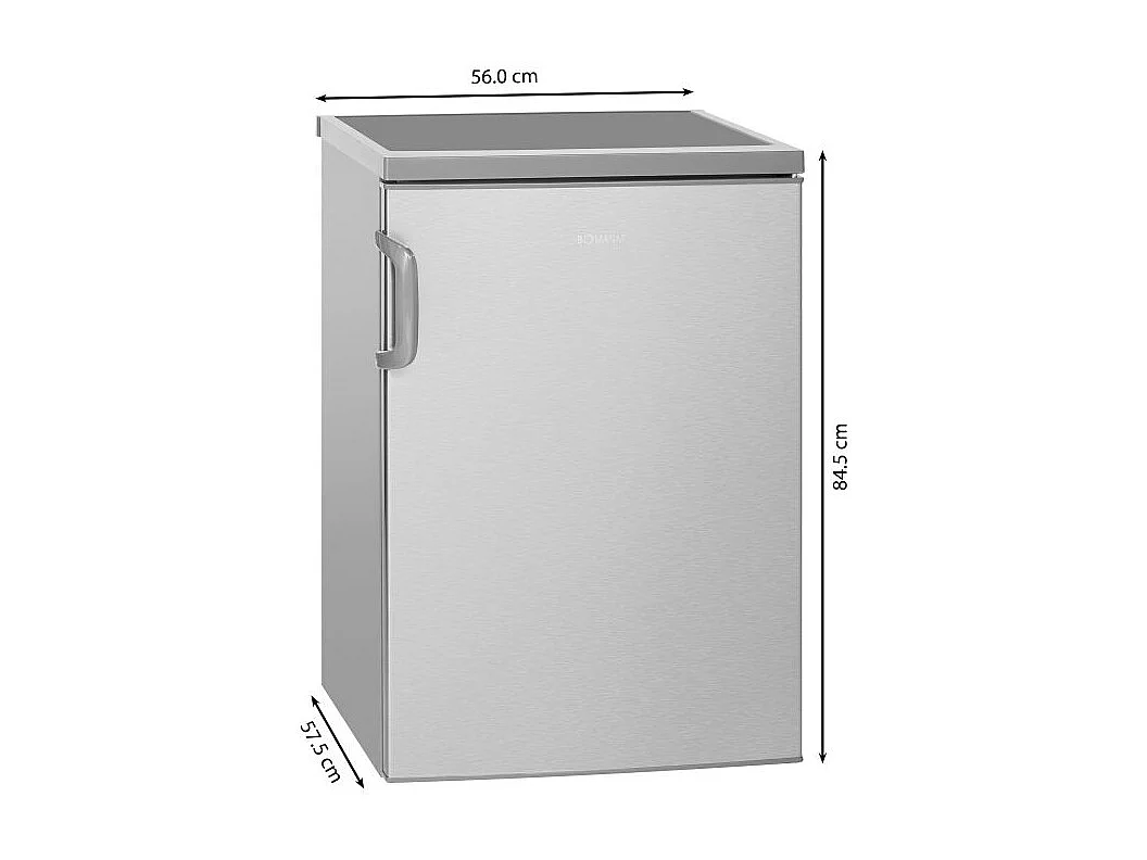 Réfrigérateur 120L Inox Bomann KS2194-1-Inox