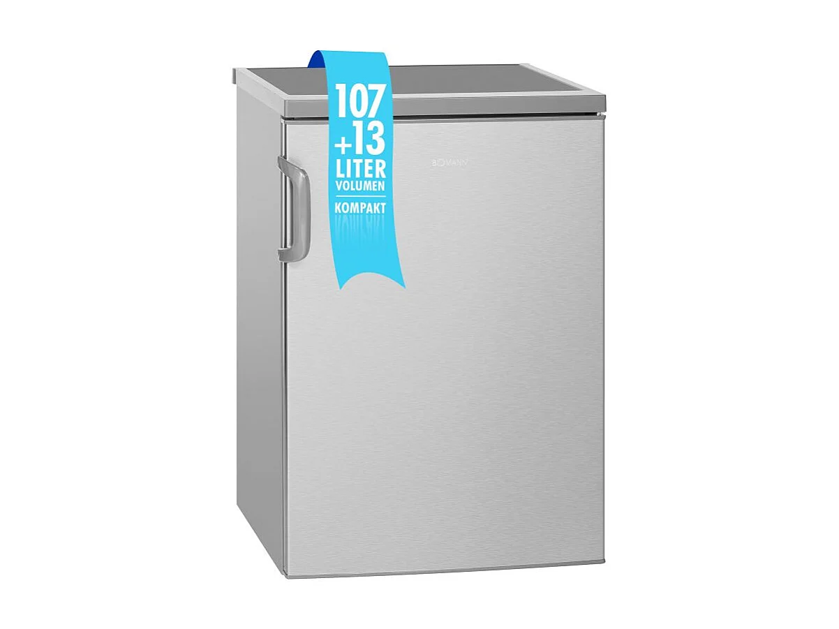 Réfrigérateur 120L Inox Bomann KS2194-1-Inox
