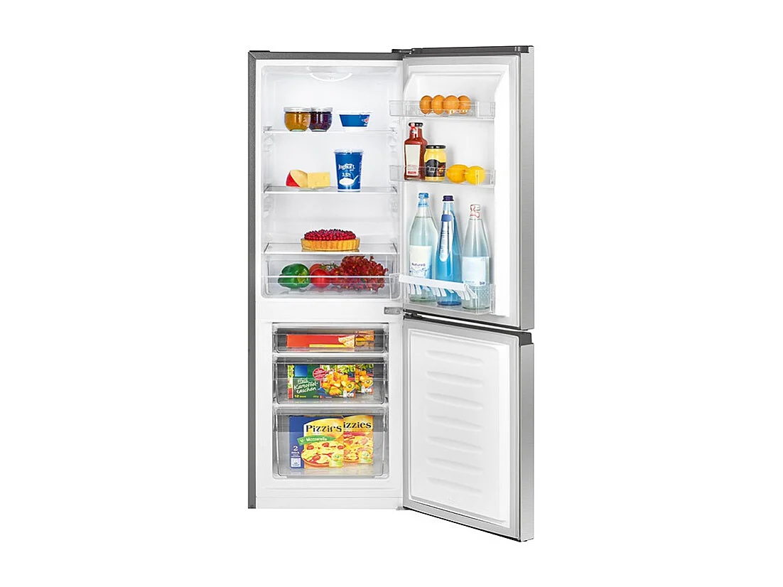 Réfrigérateur et congélateur 175L inox Bomann KG 322.1 inox