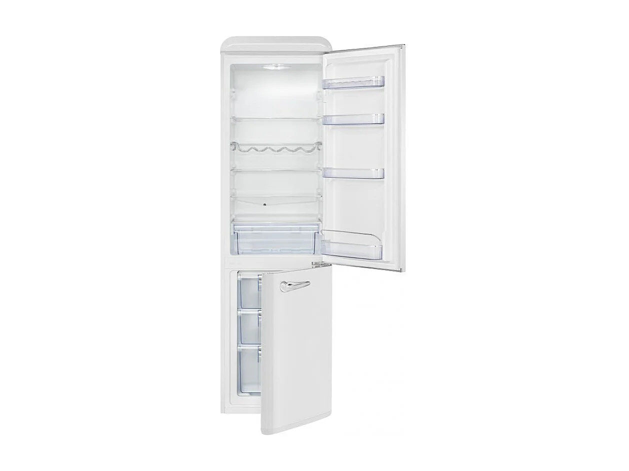 Réfrigérateur et congélateur retro 250L blanc KGR7328-1-blanc