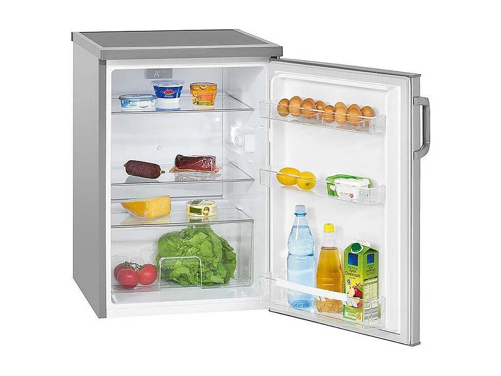 Réfrigérateur 133L inox Bomann VS 2195.1 inox