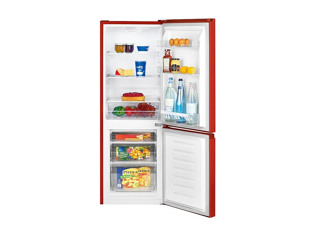 Réfrigérateur et congélateur 175L rouge KG 320.2 rouge