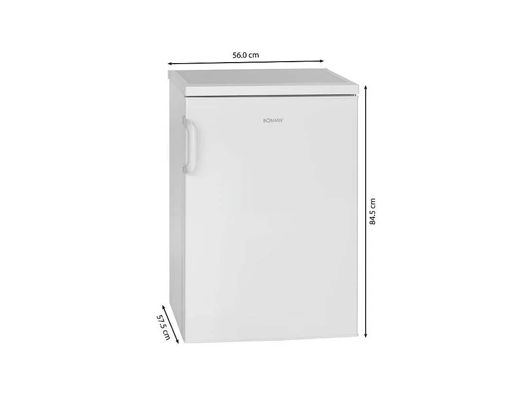 Réfrigérateur 120L Blanc Bomann KS2194-1-Blanc