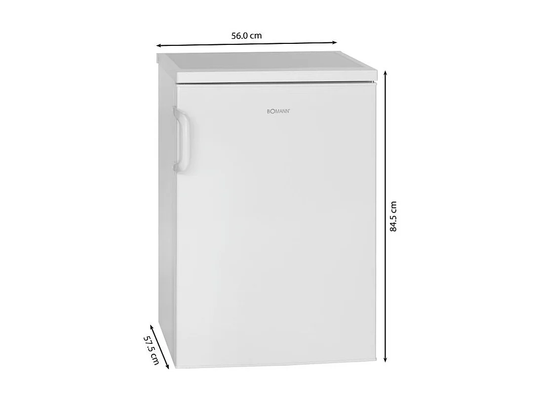 Réfrigérateur 120L Blanc Bomann KS2194-1-Blanc