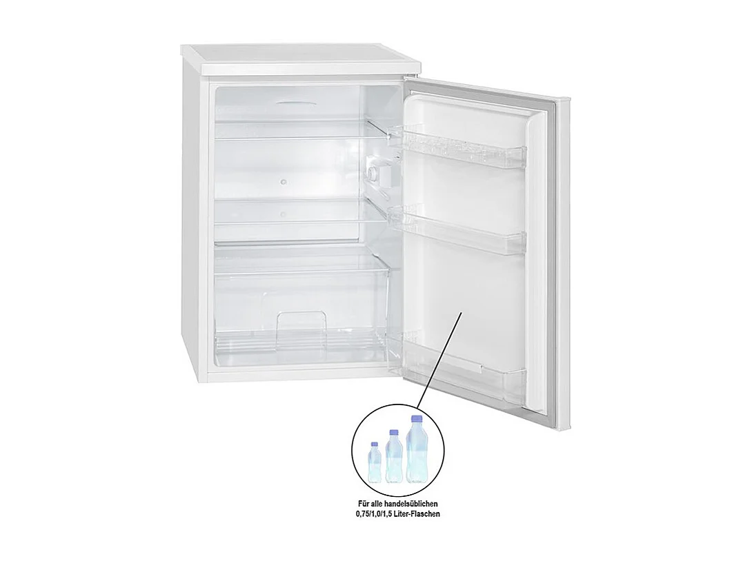 Réfrigérateur 133L blanc Bomann VS 2185.1 blanc