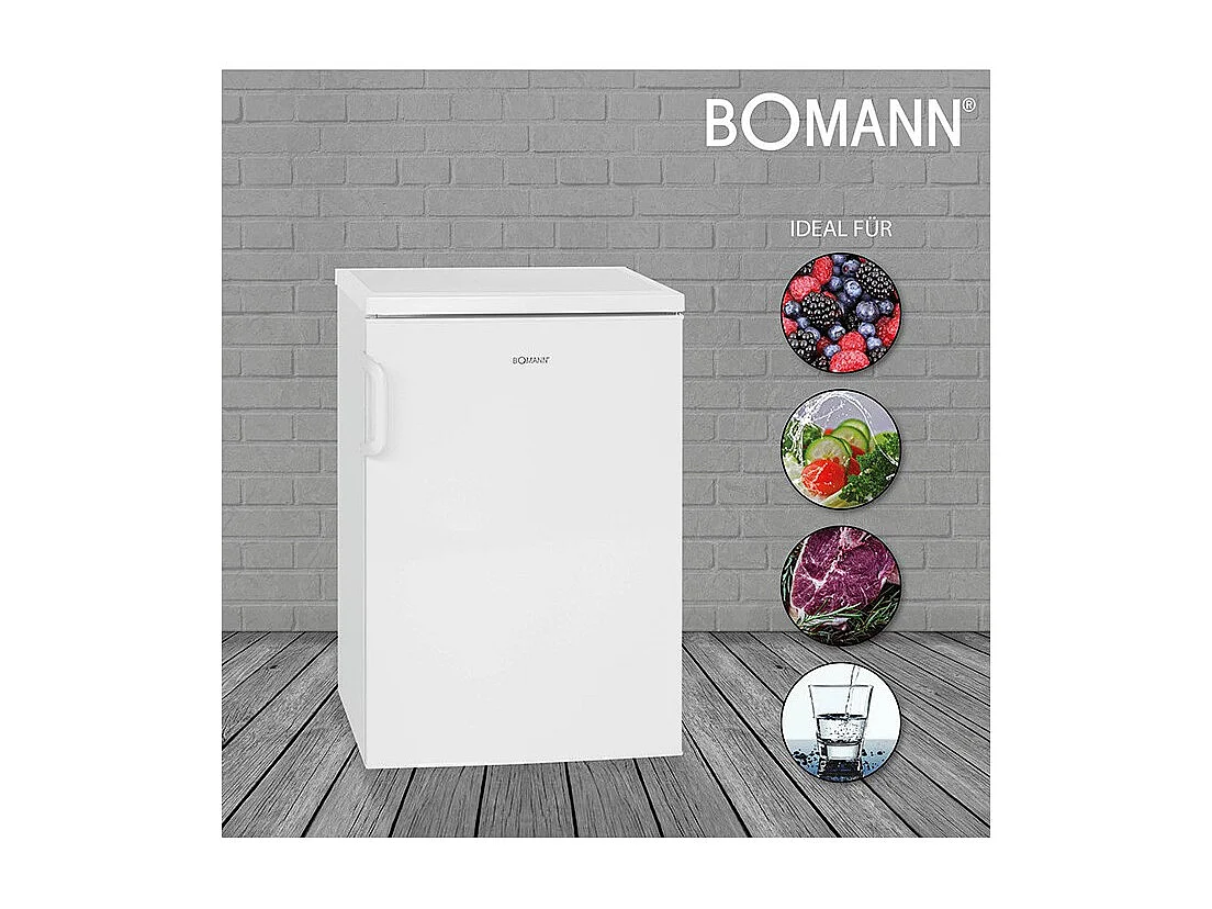 Réfrigérateur 133L blanc Bomann VS 2195.1 blanc