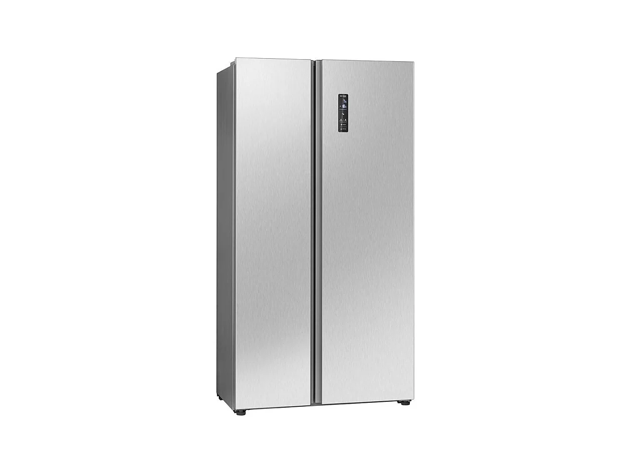 Réfrigérateur américain avec congélateur 442L Inox Bomann SBS7344-Inox