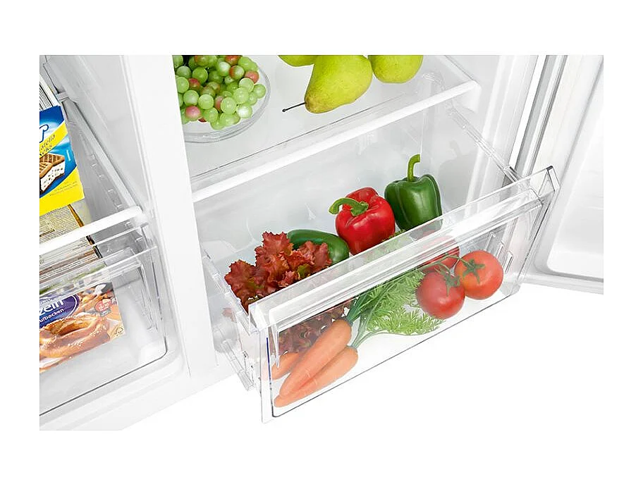 Réfrigérateur américain avec congélateur 442L Inox Bomann SBS7344-Inox