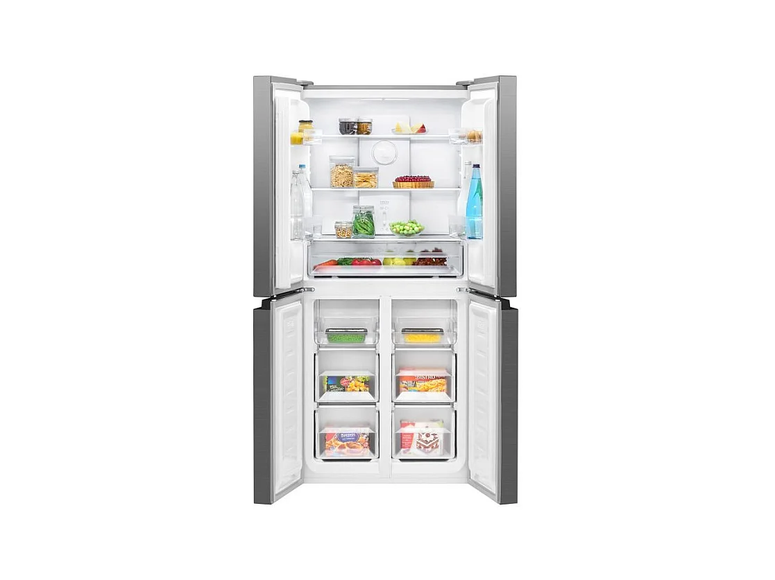 Réfrigérateur et congélateur 362L Inox Bomann KG7358-Inox