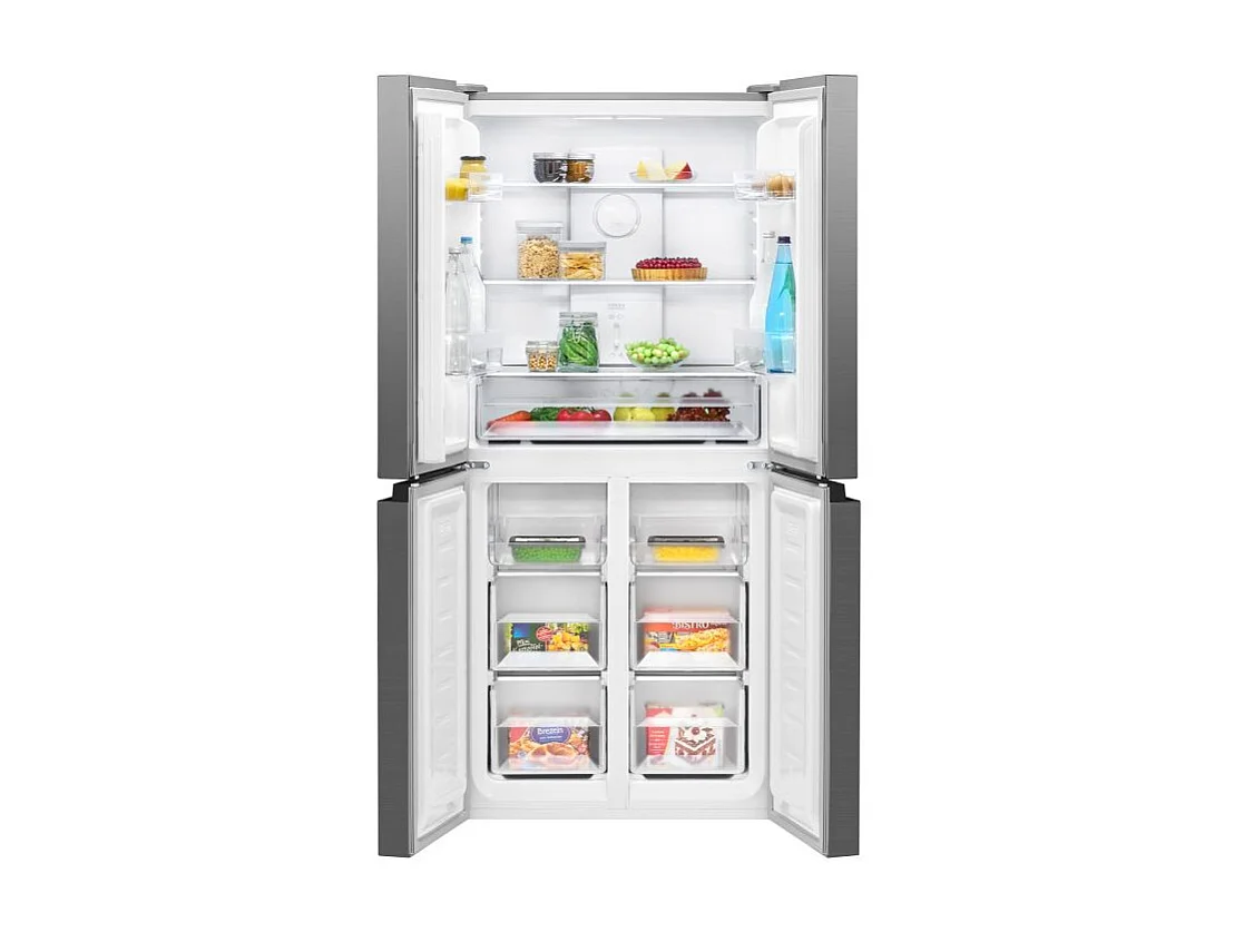 Réfrigérateur et congélateur 362L Inox Bomann KG7358-Inox