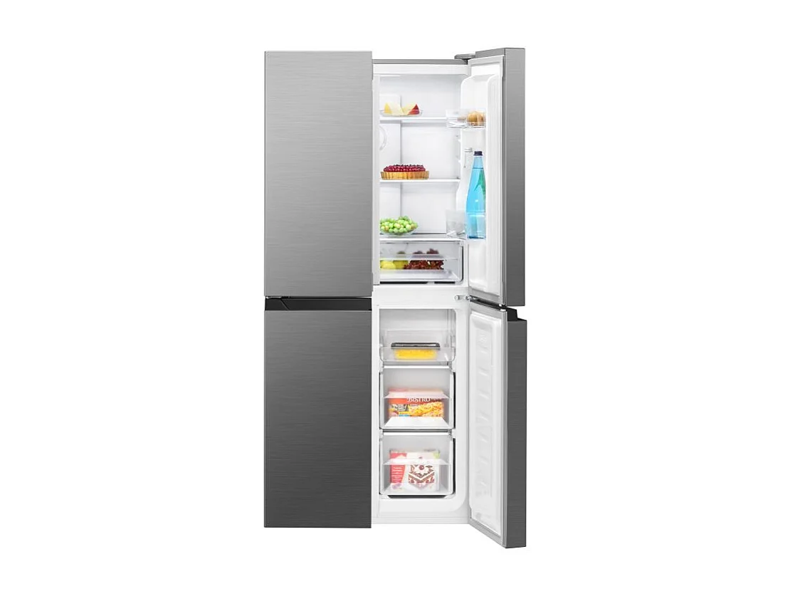 Réfrigérateur et congélateur 362L Inox Bomann KG7358-Inox