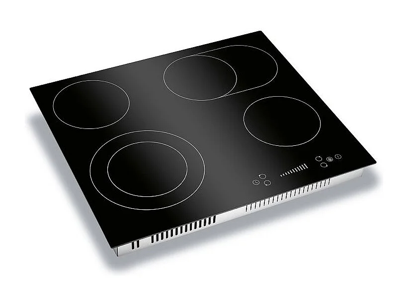 Plaque de cuisson en vitrocéramique 4 feux avec double zone encastrable Bomann EBK7941