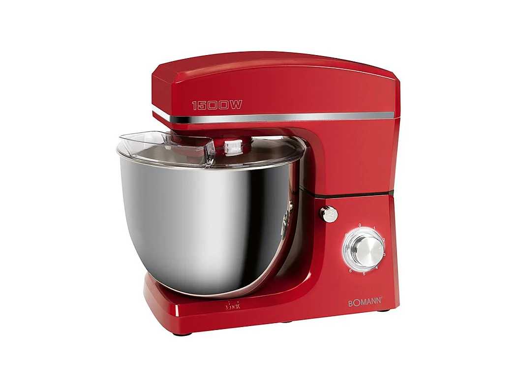 Robot pétrin multifonction 10L 1500W Bomann KM 6036 CB Rouge