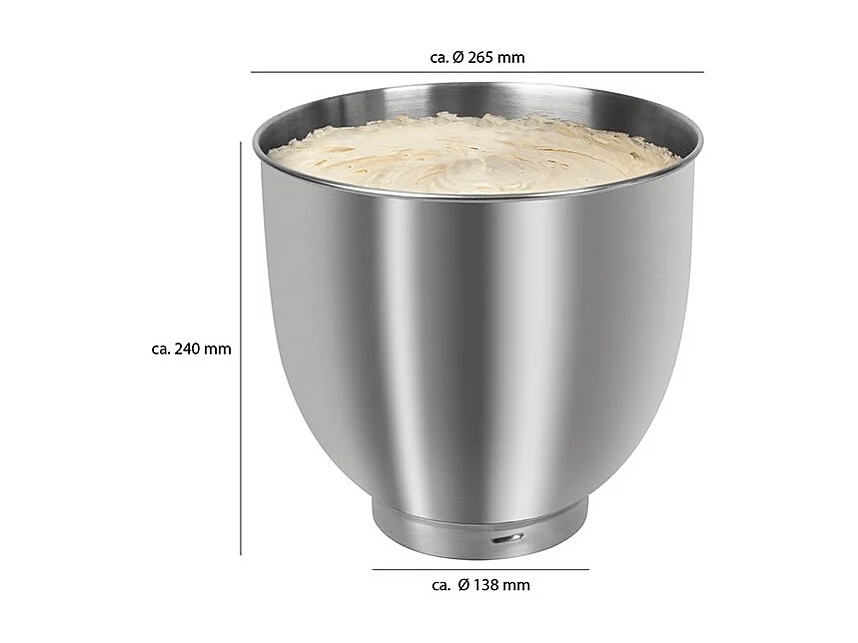 Robot pétrin multifonction 10L 1500W Bomann KM 6036 CB Rouge