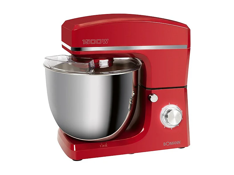 Robot pétrin multifonction 10L 1500W Bomann KM 6036 CB Rouge
