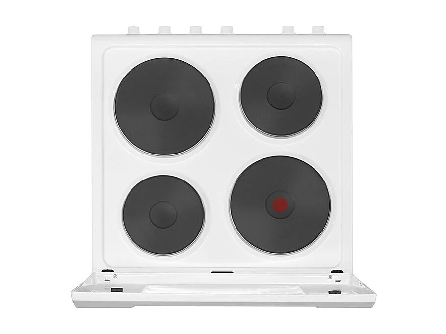 Cuisinière éléctrique 4 plaques et four de 48L Bomann EH 561 blanc