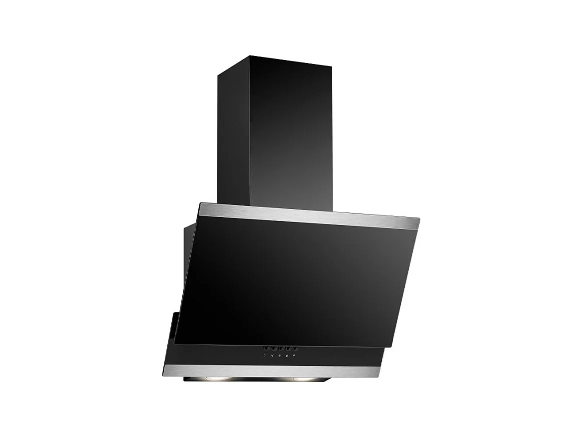 Hotte inclinée à LED Noir Bomann DU7610-G-Noir