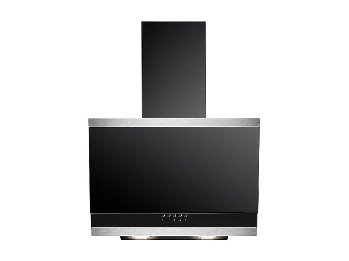 Hotte inclinée à LED Noir Bomann DU7610-G-Noir