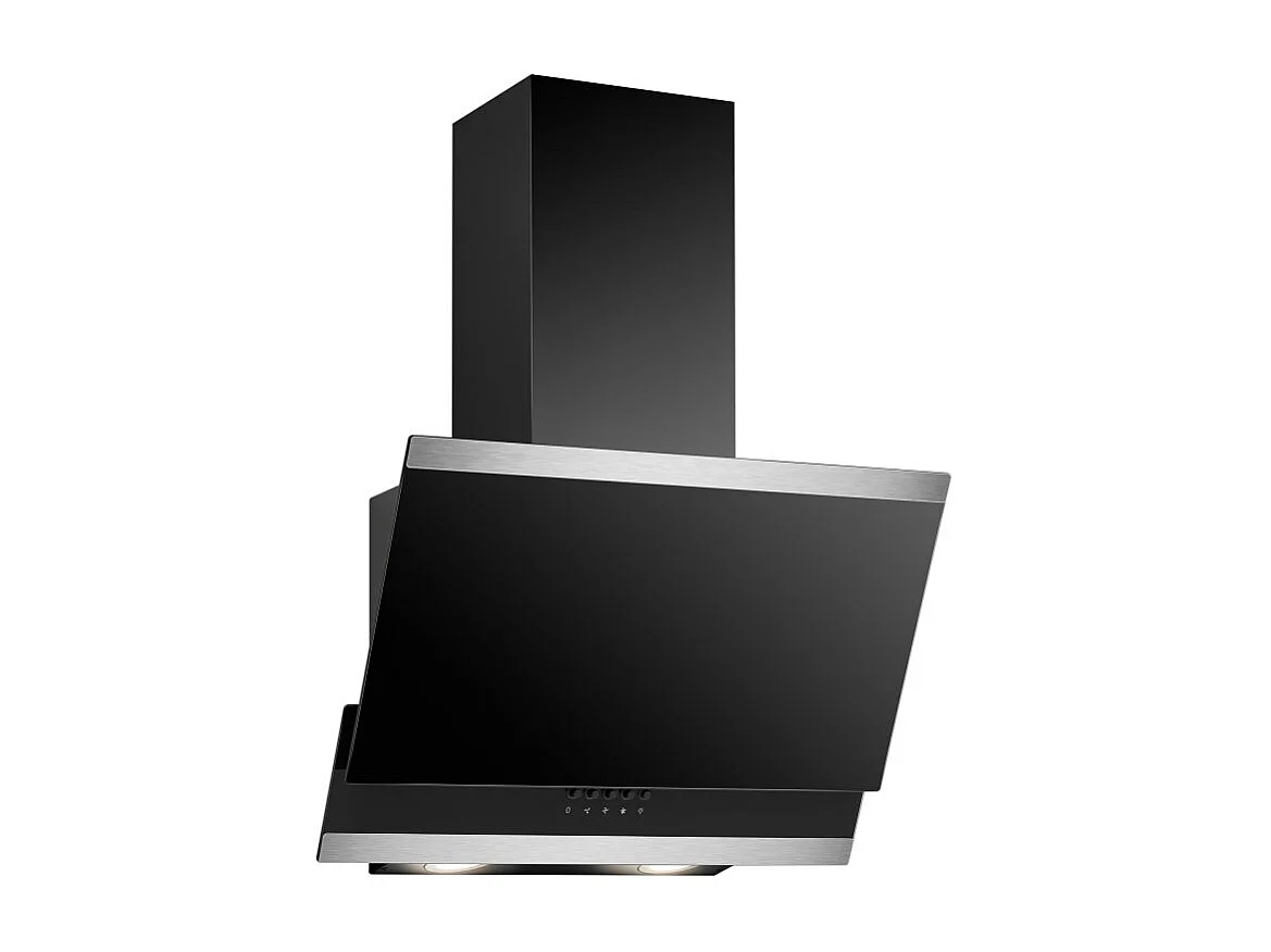 Hotte inclinée à LED Noir Bomann DU7610-G-Noir