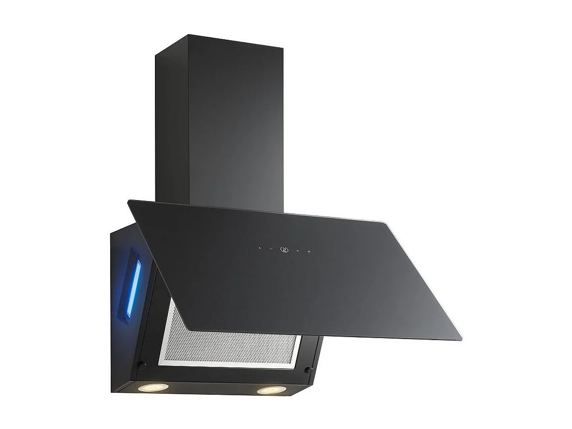 Hotte inclinée à LED Noir Bomann DU7611-G-Noir