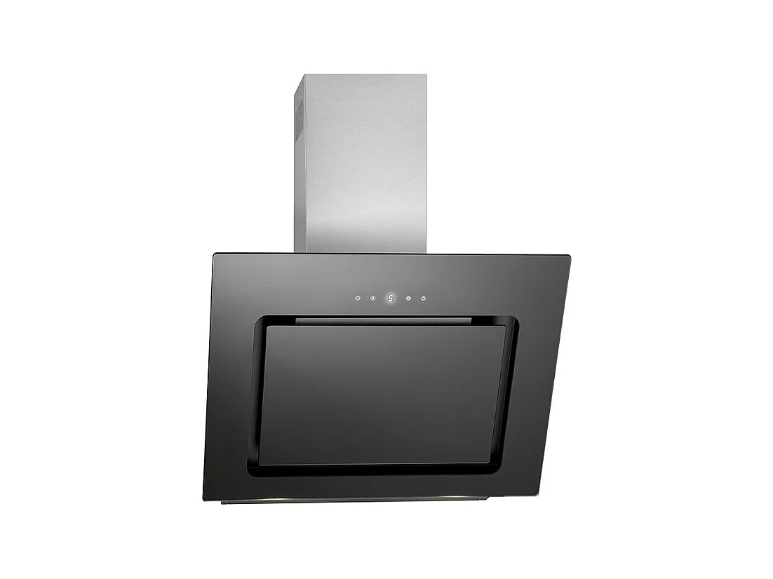 Hotte inclinée a led noir Bomann DU 771.1 G noir