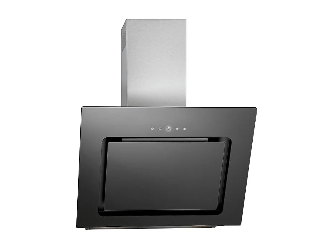 Hotte inclinée a led noir Bomann DU 771.1 G noir