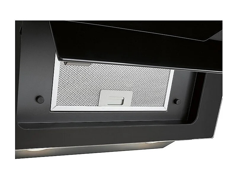 Hotte inclinée a led noir Bomann DU 771.1 G noir