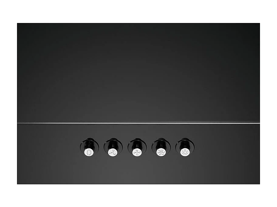 Hotte inclinée à LED Noir Bomann DU7607-G-Noir