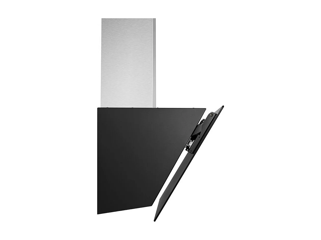 Hotte inclinée à LED noir/acier inoxydable Bomann DU7606-1-G-noir/inox