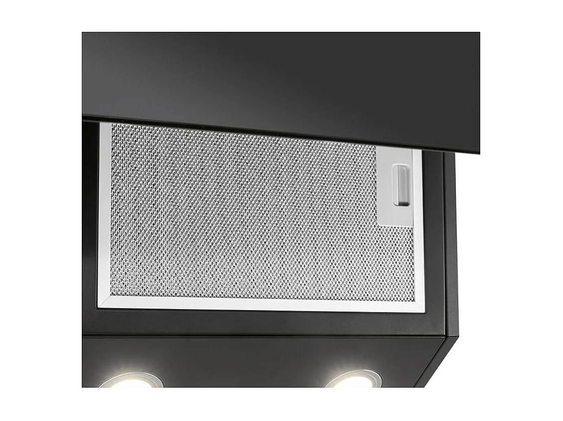 Hotte inclinée à LED noir/acier inoxydable Bomann DU7606-1-G-noir/inox