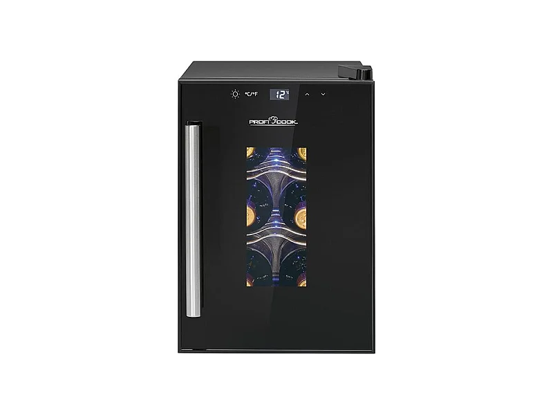 Cave à vin avec porte vitrée et écran tactile 17L Proficook PC-WK1230