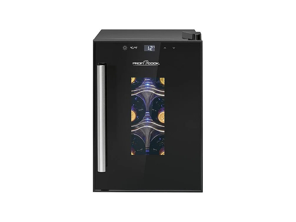 Cave à vin avec porte vitrée et écran tactile 17L Proficook PC-WK1230