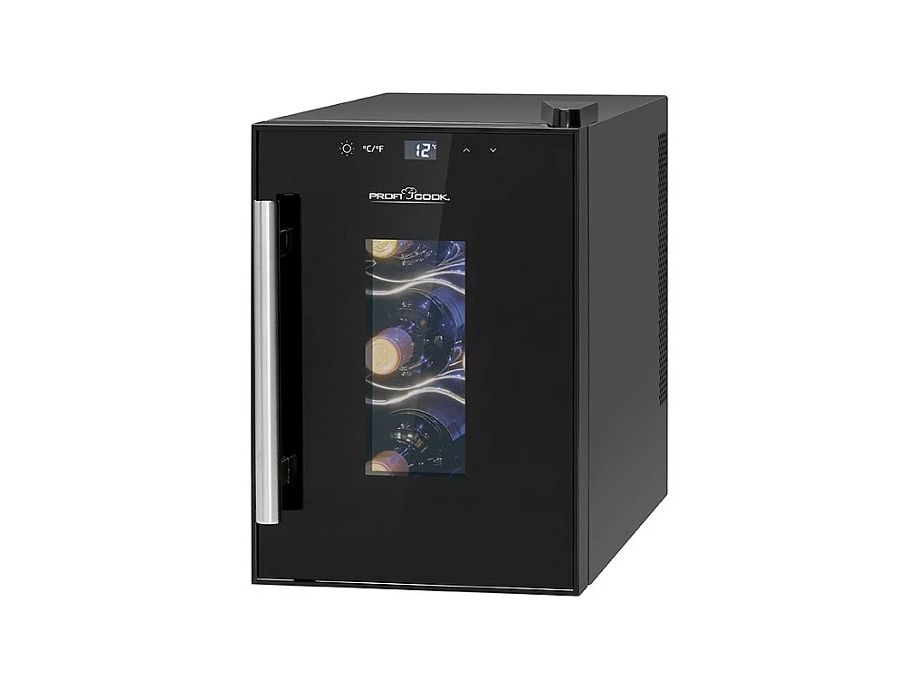 Cave à vin avec porte vitrée et écran tactile 17L Proficook PC-WK1230