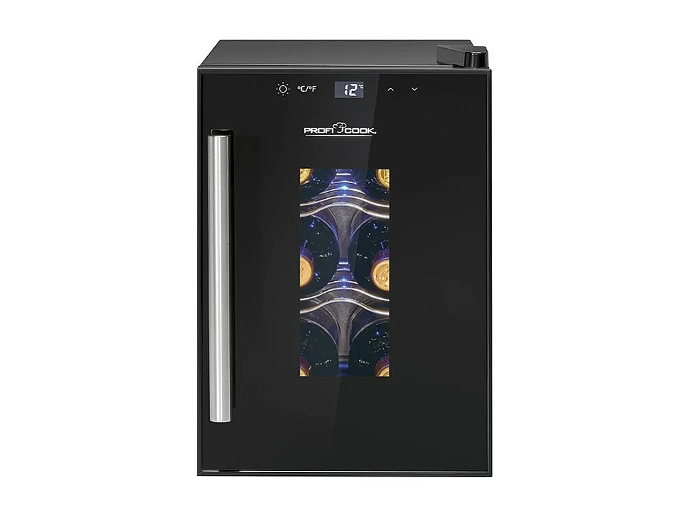 Cave à vin avec porte vitrée et écran tactile 17L Proficook PC-WK1230