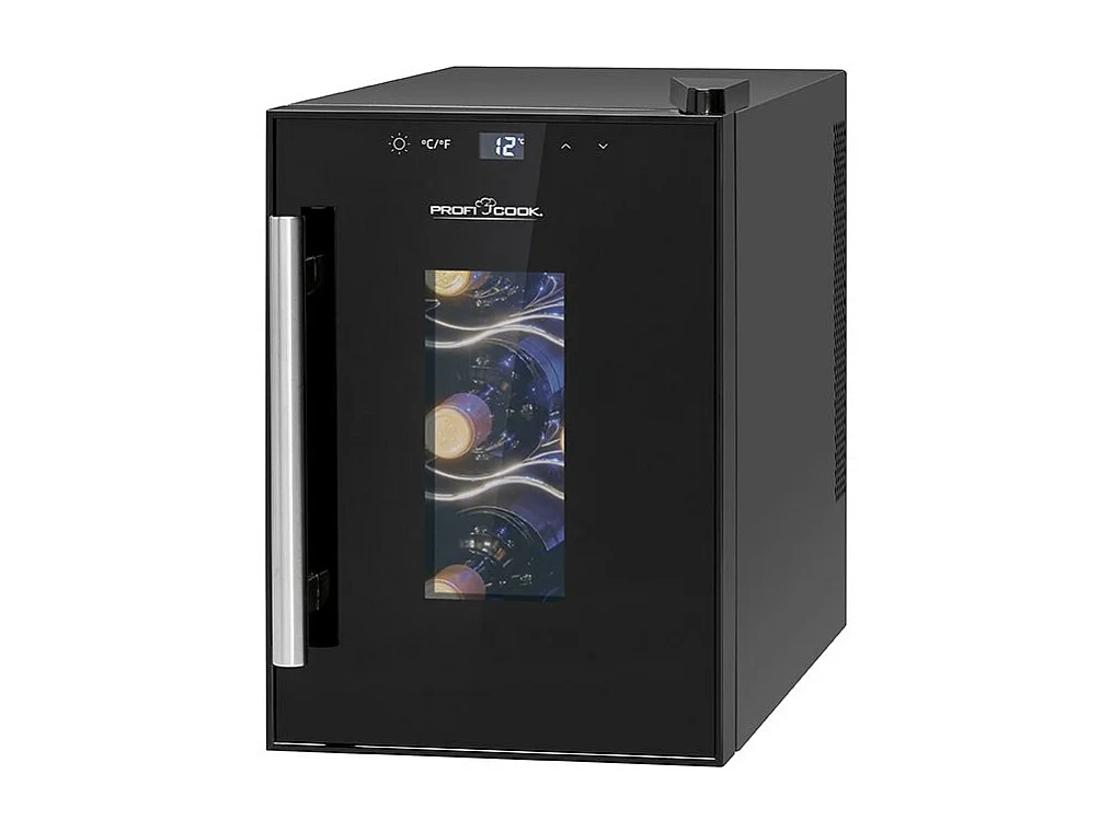 Cave à vin avec porte vitrée et écran tactile 17L Proficook PC-WK1230