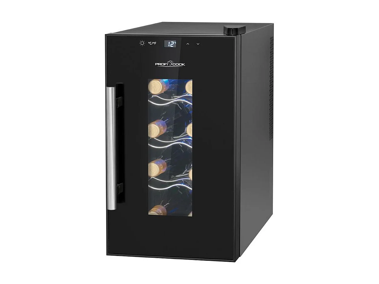 Cave à vin avec porte vitrée et écran tactile 23L Proficook PC-WK1232