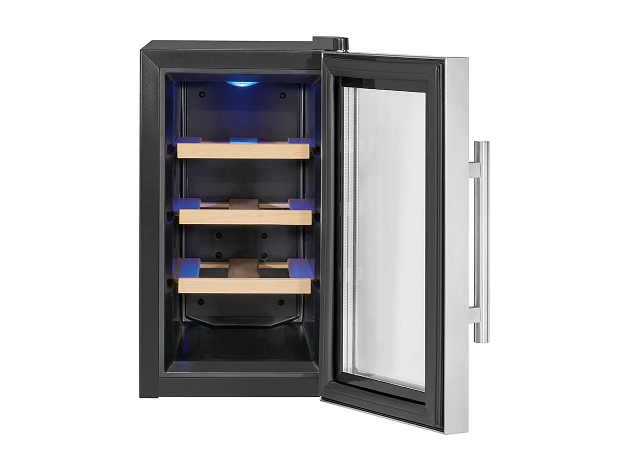 Cave à vin avec porte vitrée et écran LED 23L Proficook PC-WK1233