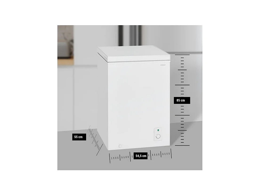 Congélateur coffre 100L Blanc Bomann GT7355-Blanc