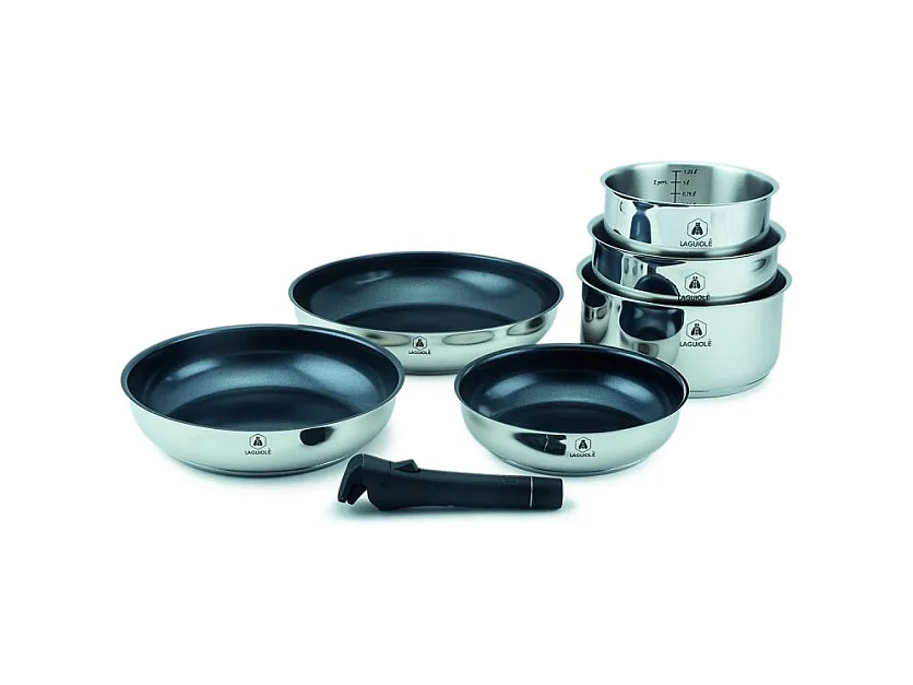 Set 7 pièces amovible 'réactif' inox Laguiole LA-9120850