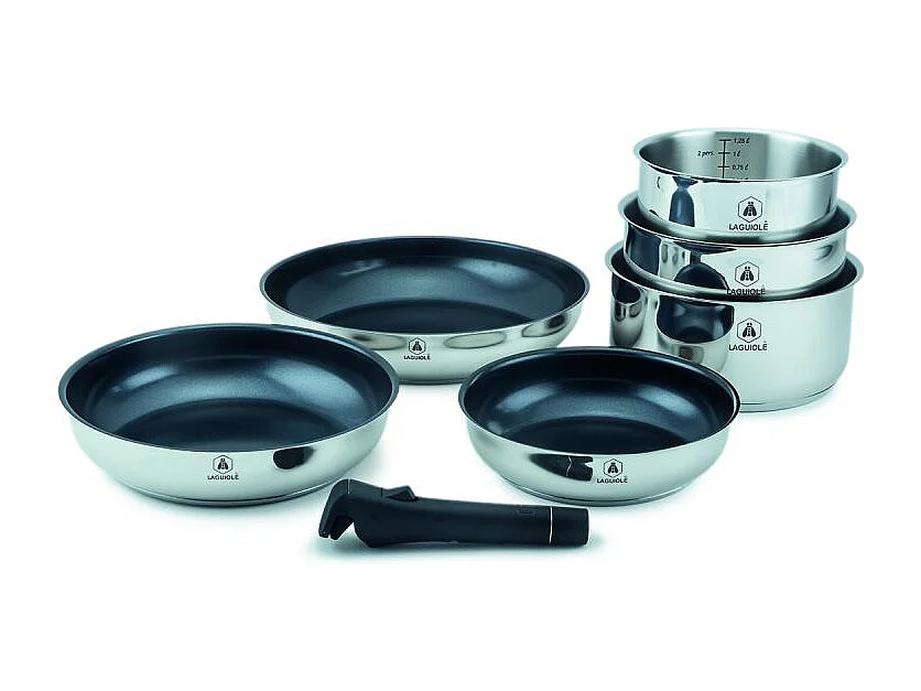 Set 7 pièces amovible 'réactif' inox Laguiole LA-9120850