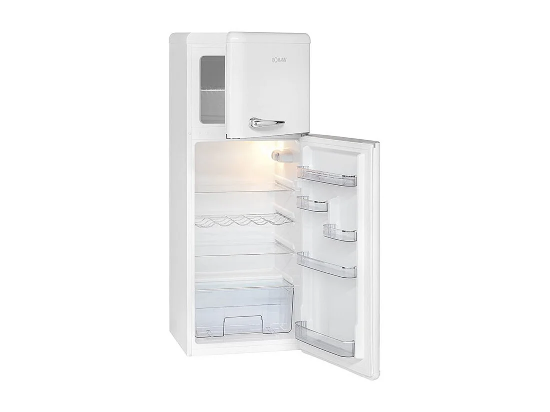 Réfrigérateur et congélateur 208L retro blanc DTR 353.1 blanc