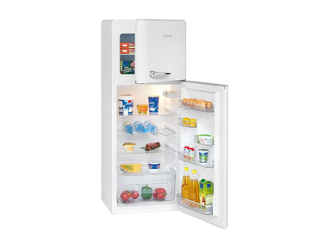 Réfrigérateur et congélateur 208L retro blanc DTR 353.1 blanc
