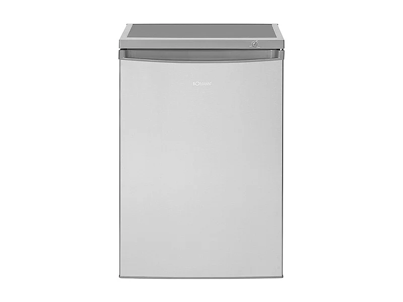 Réfrigérateur avec petit congélateur 120L inox Bomann KS 2184.1 inox