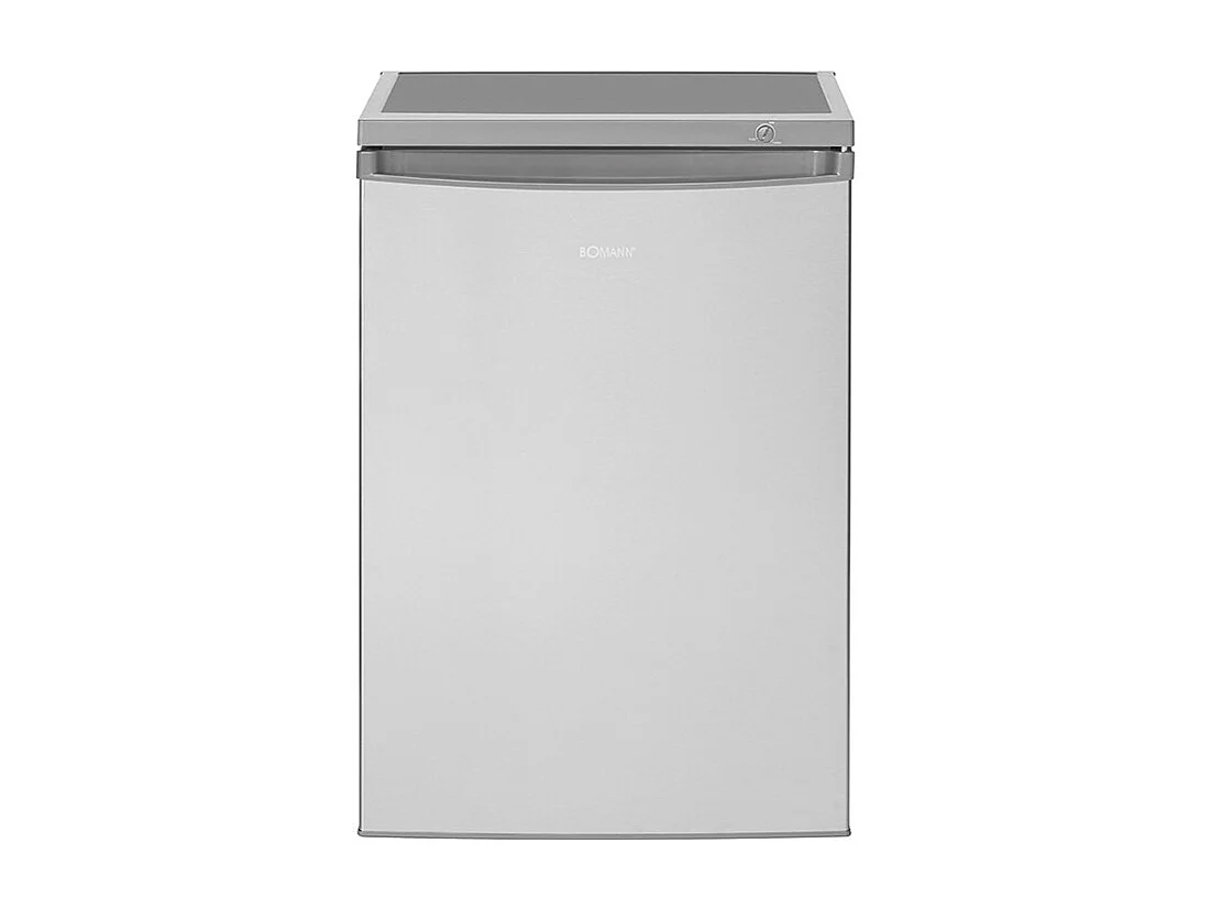 Réfrigérateur avec petit congélateur 120L inox Bomann KS 2184.1 inox