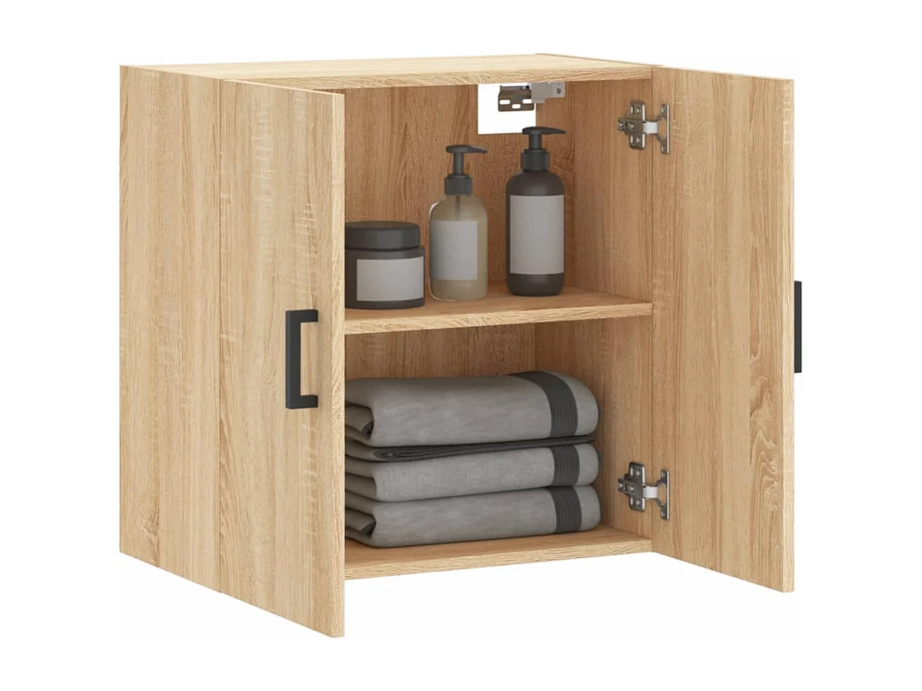 Armoire murale chêne sonoma 60x31x60 cm bois d'ingénierie