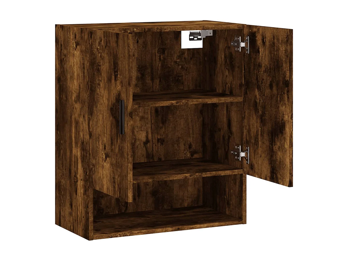 Armoire murale chêne fumé 60x31x70 cm bois d'ingénierie