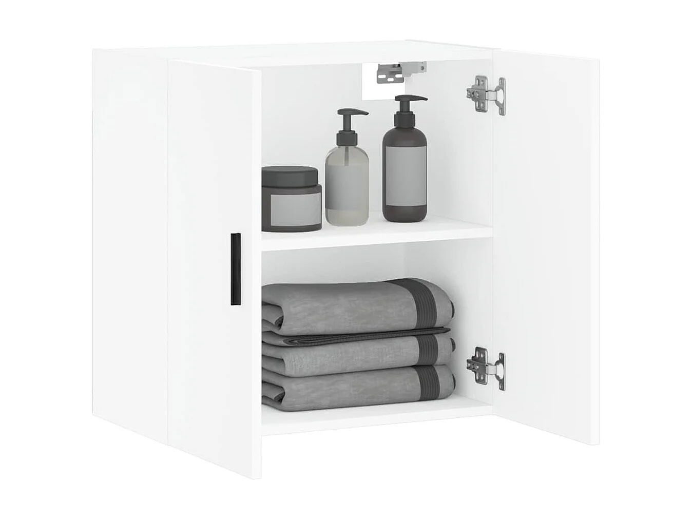 Armoire murale blanc 60x31x60 cm bois d'ingénierie