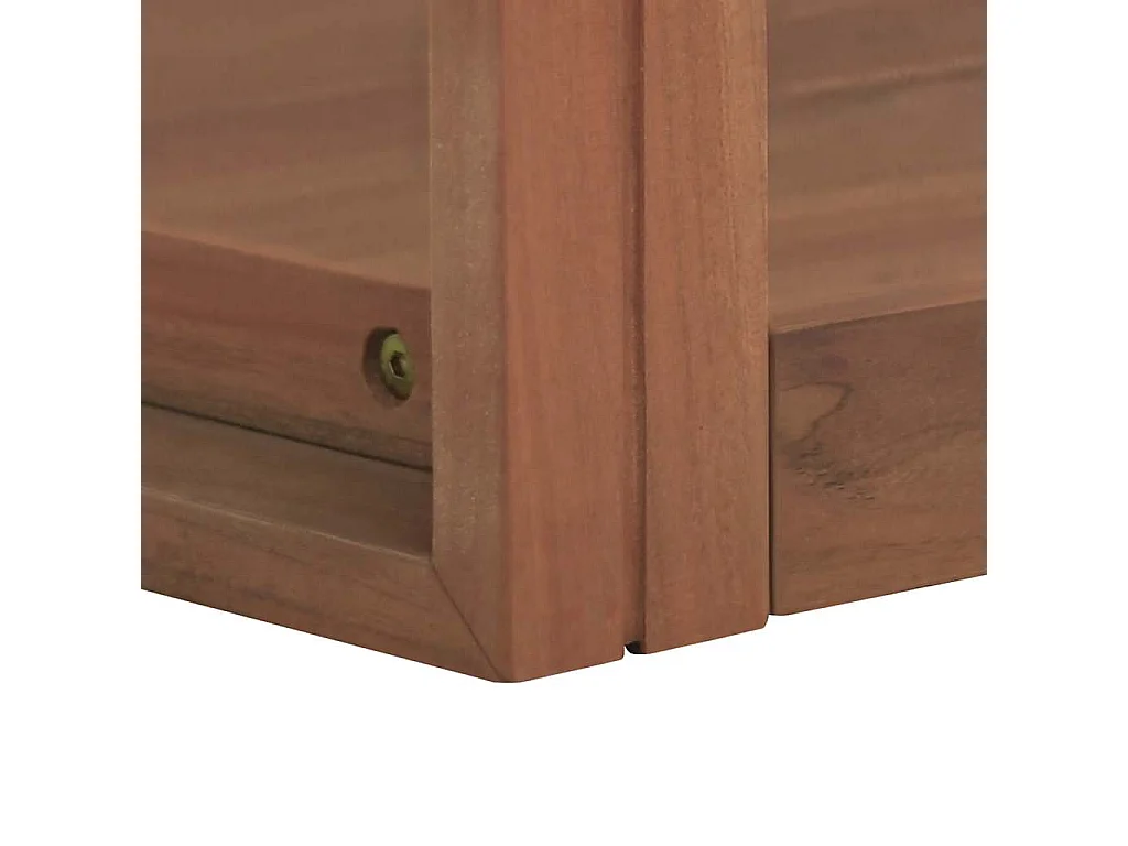 Armoire murale de salle de bain 45x45x35 cm Bois de teck solide