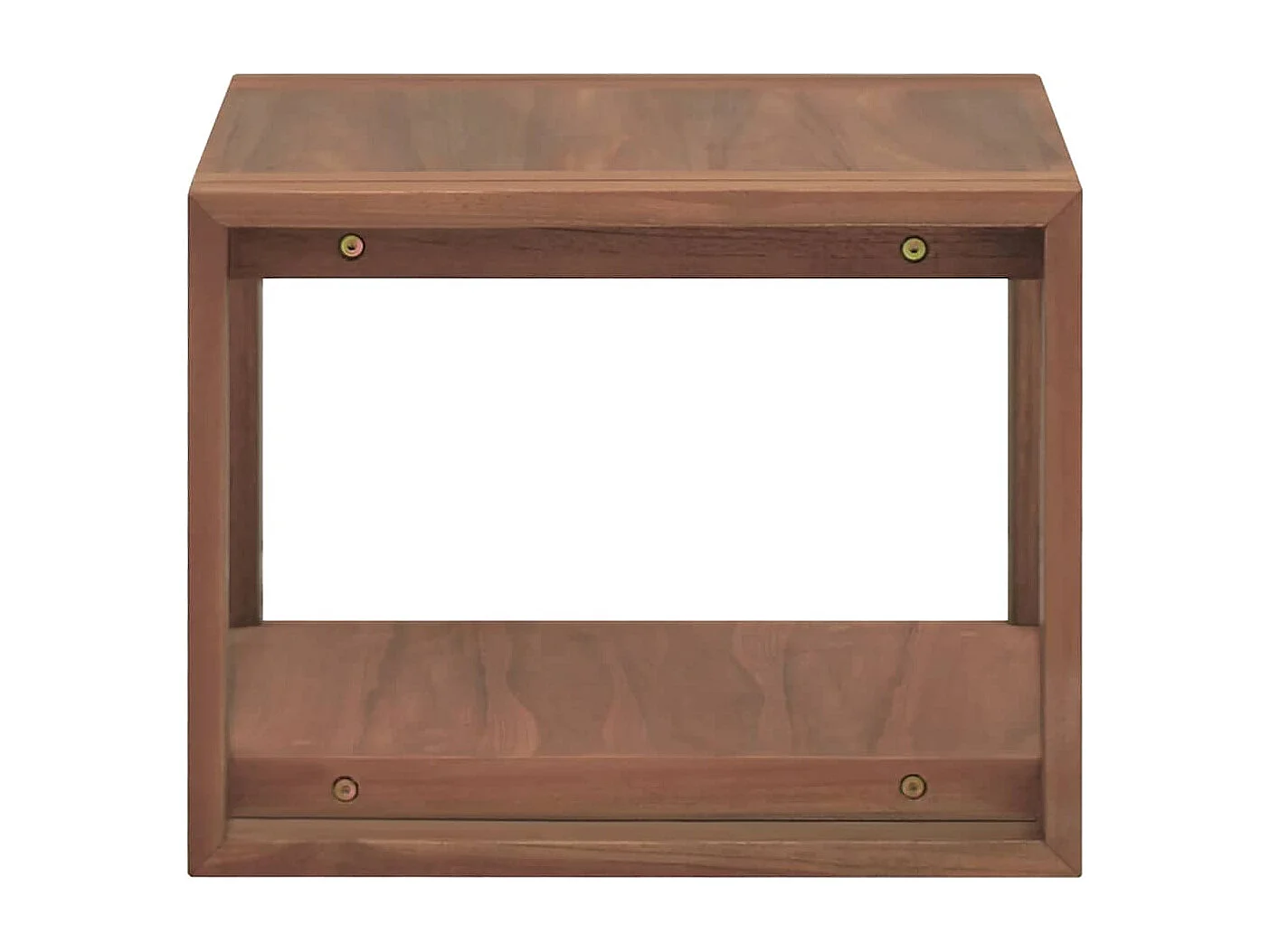 Mobiletto da bagno pensile 45x45x35 cm Legno massello di teak